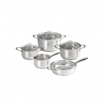 Terasest pottide komplekt 10vnt,