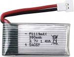 3 tk 3.7v 380mAh laetav Li-Po aku Hubsan X4 H107c H107d H107L, Syma X11 X11C, HS170 Rc Quadricopteri jaoks.