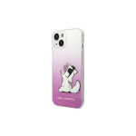 Karl Lagerfeld KLHCP14XCFNRCPI telefonile iPhone 14 Pro Max, roosa