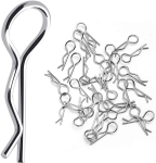 10 tk roostevabast terasest auto kere Pin 1/10 Shell Clip RC mudelid