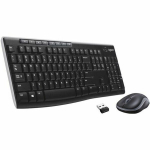 Klaviatuur ja hiir - Juhtmevaba - Logitech - MK270 - AZERTY - Must
