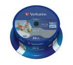 Verbatim BD-R 6x 25GB 25P CB HTL prinditav nr ID 43811