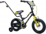 Jalgratas lastele Sun Baby Tiger Bike 16, must/kollane