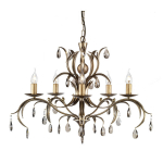 Rippvalgusti Elstead Lighting Lily LL5-ANT-BRZ