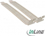 InLine PCI / PCI-E Slot Cover Bracket perforated 2pcs. Set (66641A)