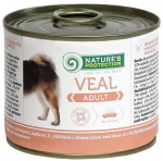 Konserv koertele vasikalihaga Nature's Protection Adult, 200 g