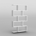 Eraldiseisev riiul Kalune Design Elif, valge