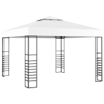 vidaXL aiatelk 3 x 3 m, valge