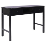 vidaXL kirjutuslaud, must, 110 x 45 x 76 cm, puit