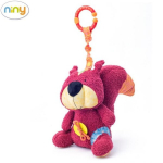 Niny 700017 Soft pendant toy - Cute squirrel for kids 0+ years (24cm)