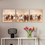 Kolmeosaline reproduktsioon Lendavad hobused