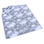 Tekstiilikompanii puuvillane baikatekk Lammas, hall, 100 x 118 cm