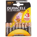 Duracell Plus Power MN2400 AAA (LR03), 8-pack