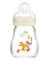 Klaasist lutipudel MAM Feel Good 170 ml, Neutral