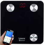 LCD anal&uuml;&uuml;tiline vannitoakaal bluetoothiga, must