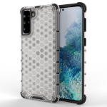 Honeycomb Case armor cover with TPU Bumper for Samsung Galaxy S21+ 5G (S21 Plus 5G) transparent (Transparent)