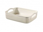 Korv Curver Knit A5 2,6 l, valge