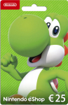 Nintendo eShop kinkekaart 25 euro, aktiveerimiskaart