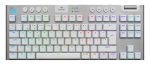 Logitech m&auml;nguklaviatuur G915xLIGHTSPEED TKL, valge