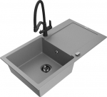 Graniidist k&ouml;&ouml;givalamu Mexen Leo koos segisti ja sifooniga, Grey+Black