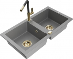 Graniidist k&ouml;&ouml;givalamu Mexen Mario koos segisti ja sifooniga, Grey+Black/Gold
