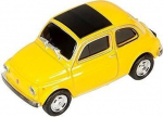 M&auml;lukaart Genie m&auml;lupulk USB 2.0 32GB Fiat 500 Oldtimer, kollane