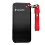 Verbatim k&otilde;vaketas Pocket SSD USB 3.2 1TB must/punane 32192