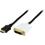Deltaco HDMI-113-K,HDMI/DVI, 3 m