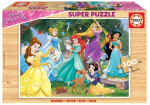 Puitsel puidust Disney printsessid - EDUCA - 100 t&uuml;kki - Lastele alates 6. eluaastast