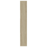 vidaXL raamaturiiul Sonoma tamm, 67 x 24 x 161 cm, puitlaastplaat