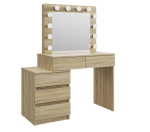 Tualettlaud Adele 12 LED Sonoma, tamm