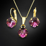 Komplekt "Mystic (Amethyst)" koos Swarovski &trade; kristallidega DS00S342
