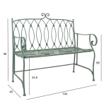 Tool Mint kokkupandav 42x51xH90cm, sepistatud metall, antiikroheline