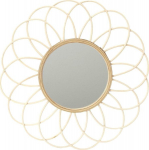 Dekoratiivne peegel Intesi Serifos, pruun