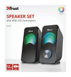 2.0 arvutik&otilde;larid valgustusega Trust Arys Compact RGB Black 23120