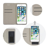 GreenGo Universal 4.7-5.3" LCD (75x150mm max) Smart Magnetic Fix Book Case with Slider Red