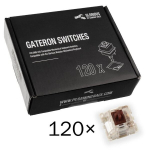 Glorious PC Gaming Race Gateron Brown Tactile & Soft 120 vnt.