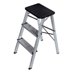 Taburete Plegable 3 Escalas - Marca - Modelo - Color principal: Blanco