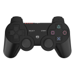 Games World PS3 Doubleshock 3 juhtmevaba m&auml;ngukontroller, must juhtkang PS3 jaoks