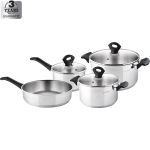 Pannide komplekt Lamart Perfecto, roostevaba teras, 7 osaline