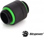 BitsPower connector 2x 1/4 "adapter - rotatable, Black matt (BP-MBRG)
