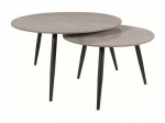 Diivanilaudade komplekt Signal Kora C, 2 tk, must/hall