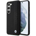 BMW &uuml;mbris Samsung Galaxy S23 Plus jaoks BMHCS23M22RDPK must Sign HC Nahk Tekstuuriga &ndash; triip