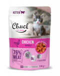 Chuck Pouch Kitten with Chicken konserv kassipoegadele 4-12 kuud, kana, 100 g x 24 tk