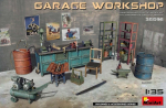 Liimitav mudel MiniArt 35596 Garage Workshop 1/35