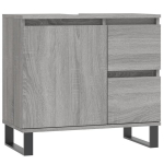 vidaXL vannitoakapp, hall Sonoma tamm, 65 x 33 x 60 cm, tehispuit