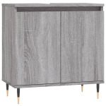 vidaXL vannitoakapp, hall Sonoma tamm, 58 x 33 x 60 cm, tehispuit