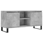 vidaXL telerikapp, betoonhall, 104 x 35 x 50 cm, tehispuit