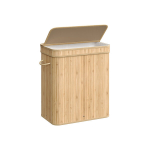 Pesukorv Songmics, 100L, bambusest, naturaalne v&auml;rv