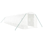 Kasvuhoone vidaXL, 24 m&sup2;, 12x2x2 m